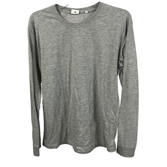 KOTN Women's Gray Long Sleeve Crew Neck T-Shirt Top Basic Casual l-Size XS - Picture 2 of 6